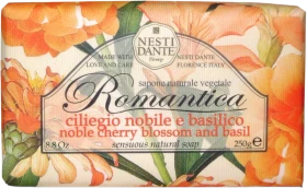 Nesti Dante Romantica Noble Cherry Blossom and Basil feste Seife, 250g