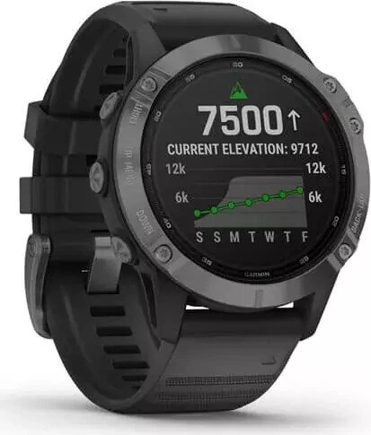 Garmin Fenix 6 Pro Solar slate grey/black