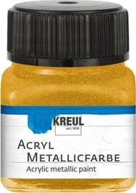 Kreul Acryl Metallicfarbe, gold, 20ml