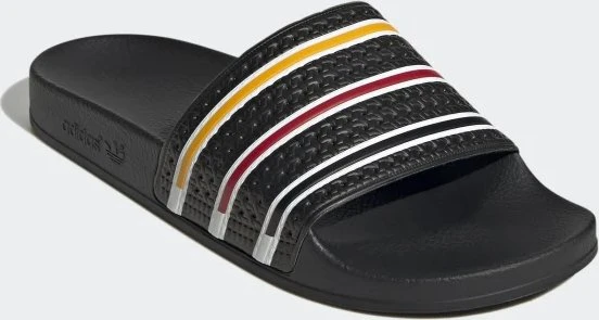 adidas Adilette core black/cloud white/team colleg gold
