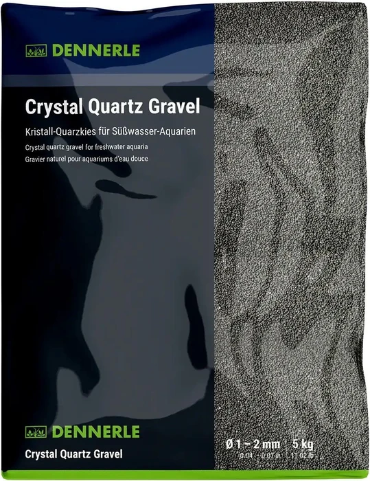 Dennerle Kristall-Quarzkies diamantschwarz, 5kg