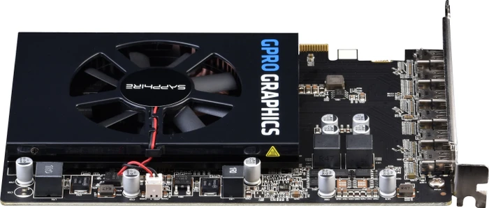 Sapphire GPRO 6200, 4GB GDDR5, 6x mDP, lite retail