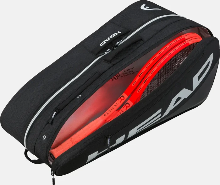 Head Tour Racquet Bag L Tennistasche schwarz