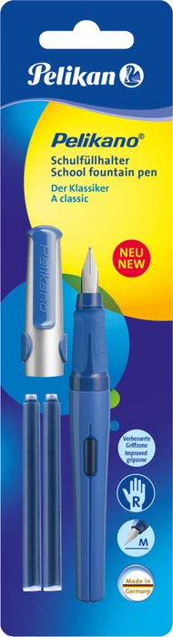 Pelikan Pelikano blau, rechte Hand, mittel, Blister