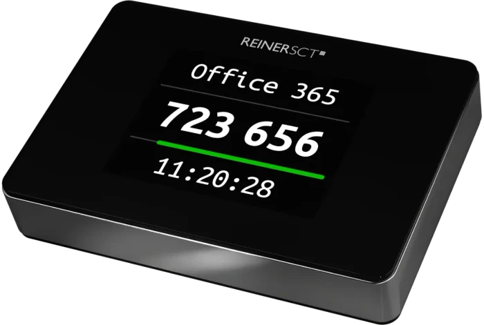 Reiner SCT Authenticator mini, Zwei-Faktor Authentifikation, schwarz/silber