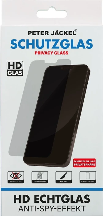 Peter Jäckel Privacy HD Glass Protector für Apple iPhone 17