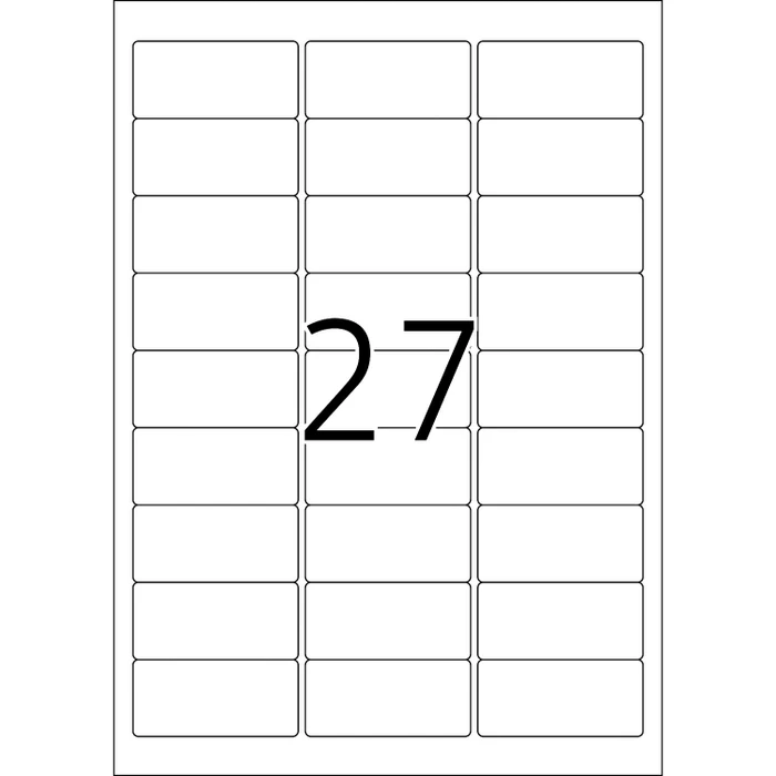 Herma Poweretiketten, 63.5x29.6mm, weiß, matt, 25 Blatt (675 Etiketten)