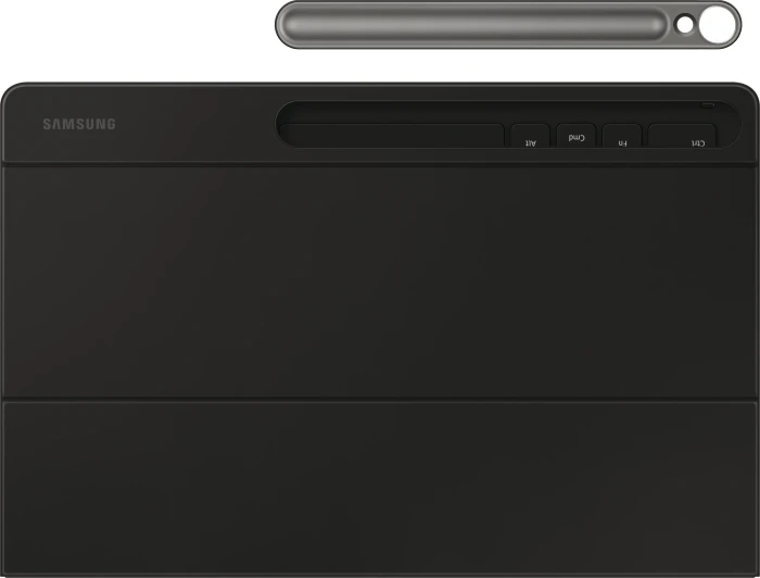 Samsung EF-DX620 Book Cover Keyboard Slim mit AI-Taste für Galaxy Tab S10 FE+, schwarz, DE