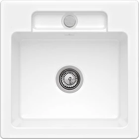 Villeroy & Boch Siluet 50 S Einbau Becken mittig weiß alpin