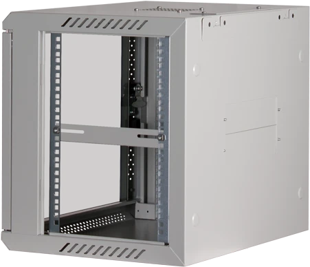 Rockstable 19" Wandschrank 9HE, Sicherheitsglastür, IP2X, weiß, 440mm tief