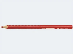 Faber-Castell Jumbo Grip Buntstift geraniumrot, 12er-Pack