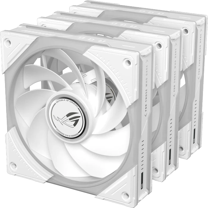 ASUS ROG Eurux GR120 ARGB, Reverse, weiß, Triple Pack, 120mm, 3er-Pack