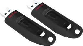 SanDisk Ultra 64GB schwarz, USB-A, USB 3.2 Gen 1×1, 2er-Pack