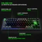 nerdytec Cykey QMK/VIA Gaming Keyboard, 75%, schwarz/transluzent, LEDs RGB, hot-swap, Gateron G Pro 3.0 YELLOW, USB, DE Vorschaubild