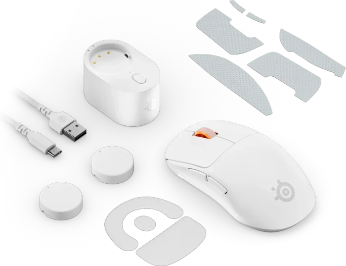 SteelSeries Sensei Pro Mini 8K Ultra Wideband Wireless, weiß, USB