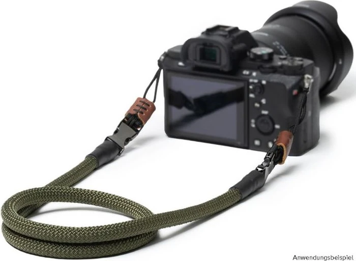 C-Rope Kameragurt aus Kletterseil 125cm Military Olive