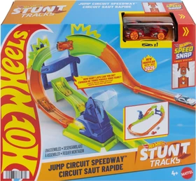 Mattel Hot Wheels Stunt Tracks Jump Circuit Speedway