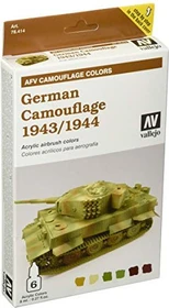 Vallejo Model Air AFV Painting System German Camouflage 1943-1944 Farbset, 6-tlg.