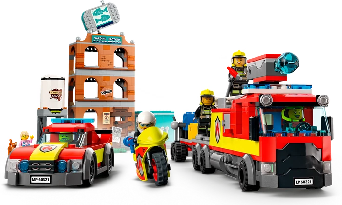 LEGO City - Feuerwehreinsatz mit Löschtruppe