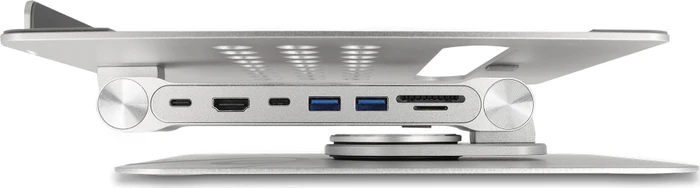 DeLOCK Tablet und Notebook Ständer mit eingebauter Dockingstation, USB-C 3.0 [Buchse]
