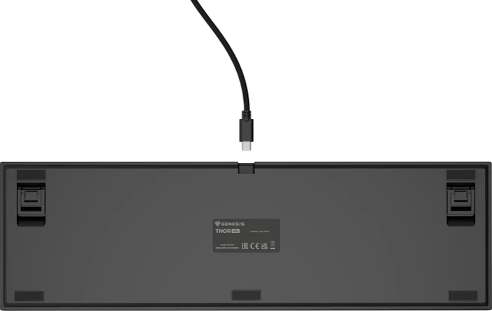 Genesis Thor 404, schwarz, LEDs RGB, hot-swap, Gateron Pro YELLOW, USB, US