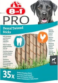 8in1 Delights Pro Dental Twisted Sticks XS Huhn, 35 Stück