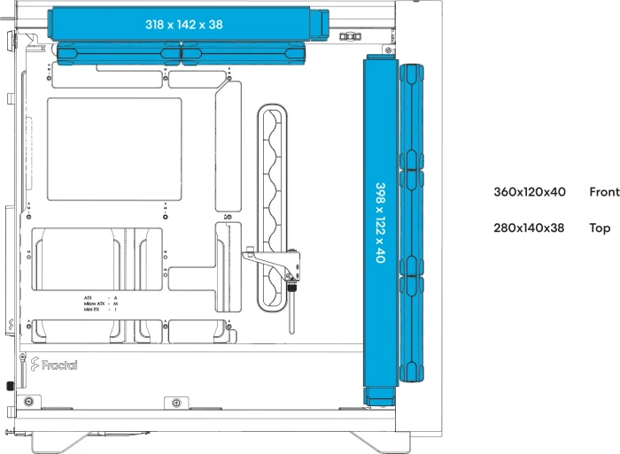 Fractal Design Summit Chalk White Solid