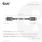 Club 3D DisplayPort 2.1 Kabel DP80 schwarz, 1.60m Vorschaubild