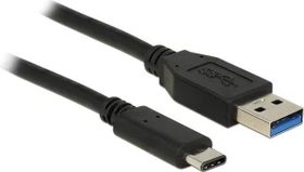 DeLOCK USB 3.1 Adapterkabel, USB-C 3.1 [Stecker]/USB-A 3.1 [Stecker] schwarz, 1m (83870)