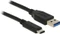 DeLOCK USB 3.1 Adapterkabel, USB-C 3.1 [Stecker]/USB-A 3.1 [Stecker] schwarz, 1m Vorschaubild