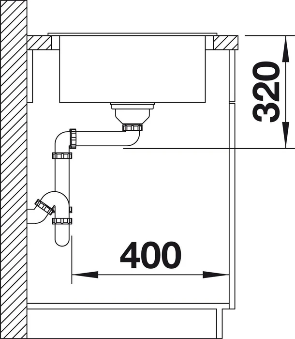 Blanco Mevit XL 6 S Einbau Becken reversibel cafe
