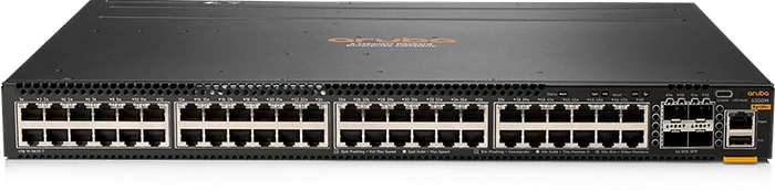 HPE Aruba CX 6300 Series 6300M Rackmount Gigabit Managed Switch, 48x RJ-45, 4x SFP56, Back to Front Airflow, Bundle (1x)