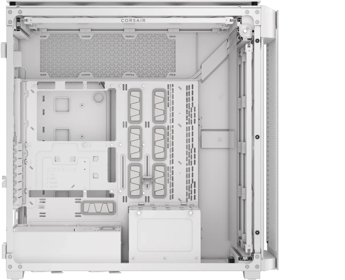 Corsair 9000D RGB Airflow White, Glasfenster