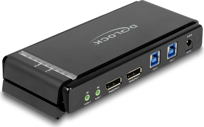DeLOCK 8K 60Hz DisplayPort 1.4/USB 3.0 KVM-Switch, 2-port