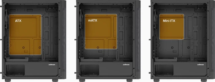 Zalman i4 TG Black, Glasfenster