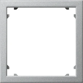 Gira Adapterrahmen mit quadratischem Ausschnitt 45x45mm, alu