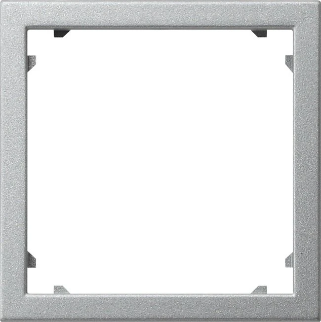 Gira Adapterrahmen mit quadratischem Ausschnitt 45x45mm, alu
