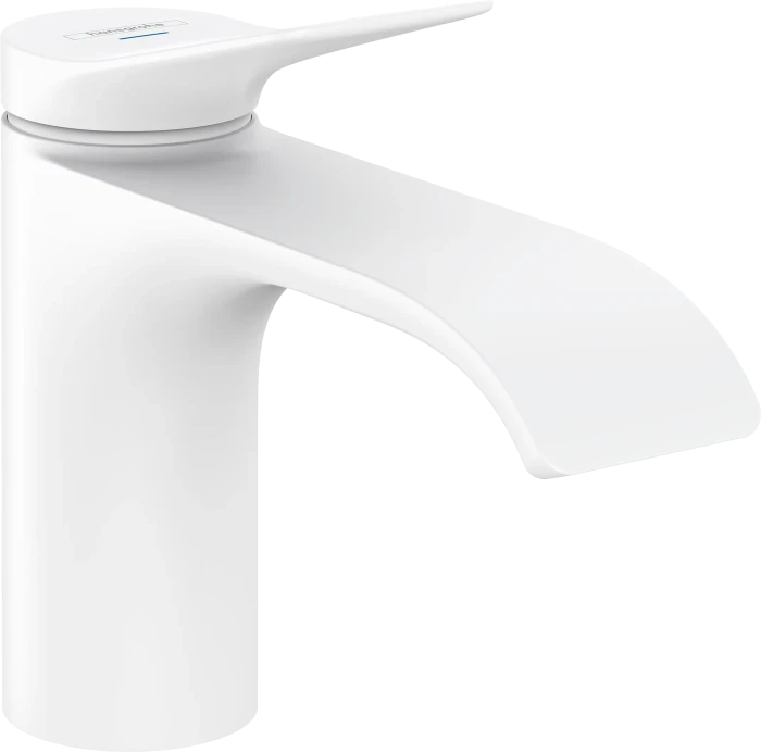 Hansgrohe Vivenis Standventil 80 mit Hebelgriff für Kaltwasser oder vorgemischtes Wasser ohne Ablaufgarnitur mattweiß