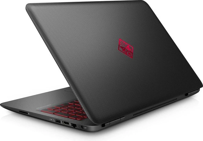 HP OMEN by HP Laptop 15-ax202ng, Twinkle Black, Core i7-7700HQ, 16GB RAM, 256GB SSD, 1TB HDD, GeForce GTX 1050, DE