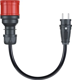 go-e Adapter Gemini flex 11 kW auf Haushaltssteckdose