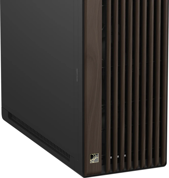 ASUS ProArt PA602 Wood Edition Modern Black, schwarz/braun, Metal Panel
