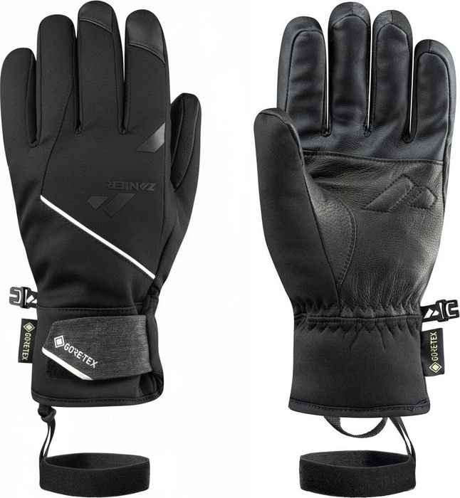 Zanier Planai Skihandschuhe schwarz