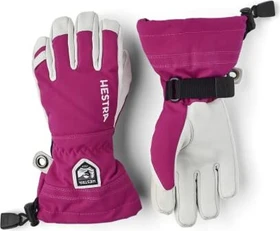 Hestra Army Leather Heli Skihandschuhe fuchsia (Junior)