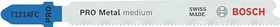 Bosch Professional PRO T121AFC Metal medium Stichsägeblatt 21TPI, 92mm, 25 Stück