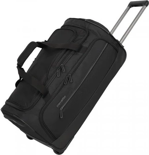 Travelite Crosslite Rollenreisetasche M schwarz