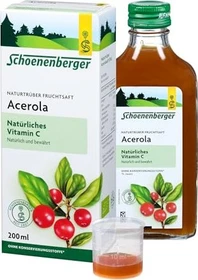 Salus Schoenenberger Acerola Naturreiner Heilpflanzensaft, 200ml