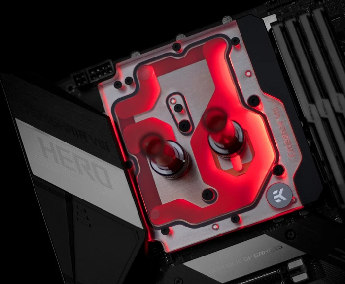 EK Water Blocks Quantum Line EK-Quantum Momentum ASUS ROG Crosshair VIII Hero D-RGB Monoblock, Acryl