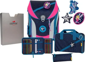 DerDieDas ErgoFlex Max Blue Fairy Schultaschen-Set, 5-tlg.