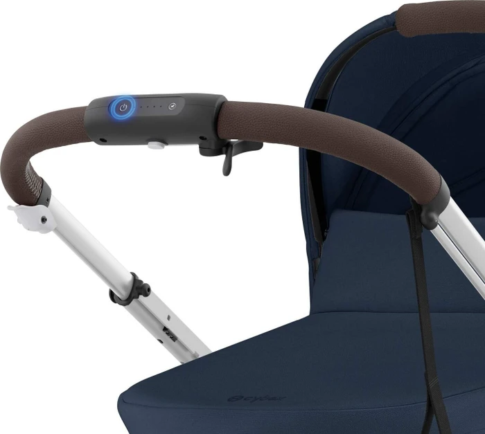 Cybex e-Gazelle S Silver Frame ocean blue 2024