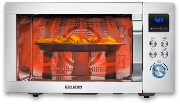 Severin MW 7918 Crispy Wave Mikrowelle mit Grill/Heißluft